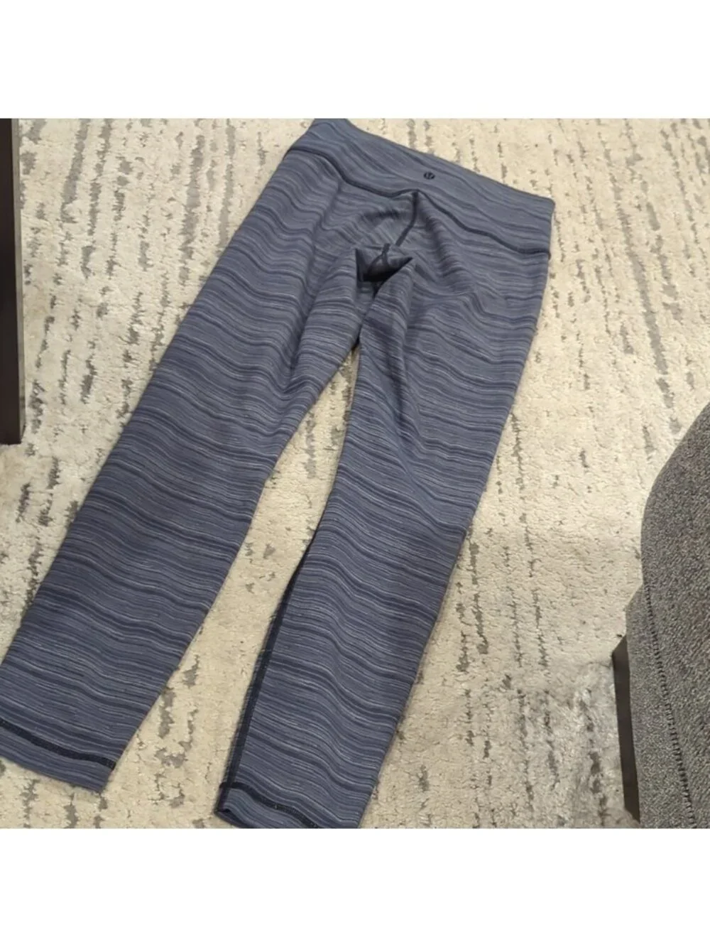 Lululemon High Times Pant *Luxtreme Cyber Stripe Deep Coal Black